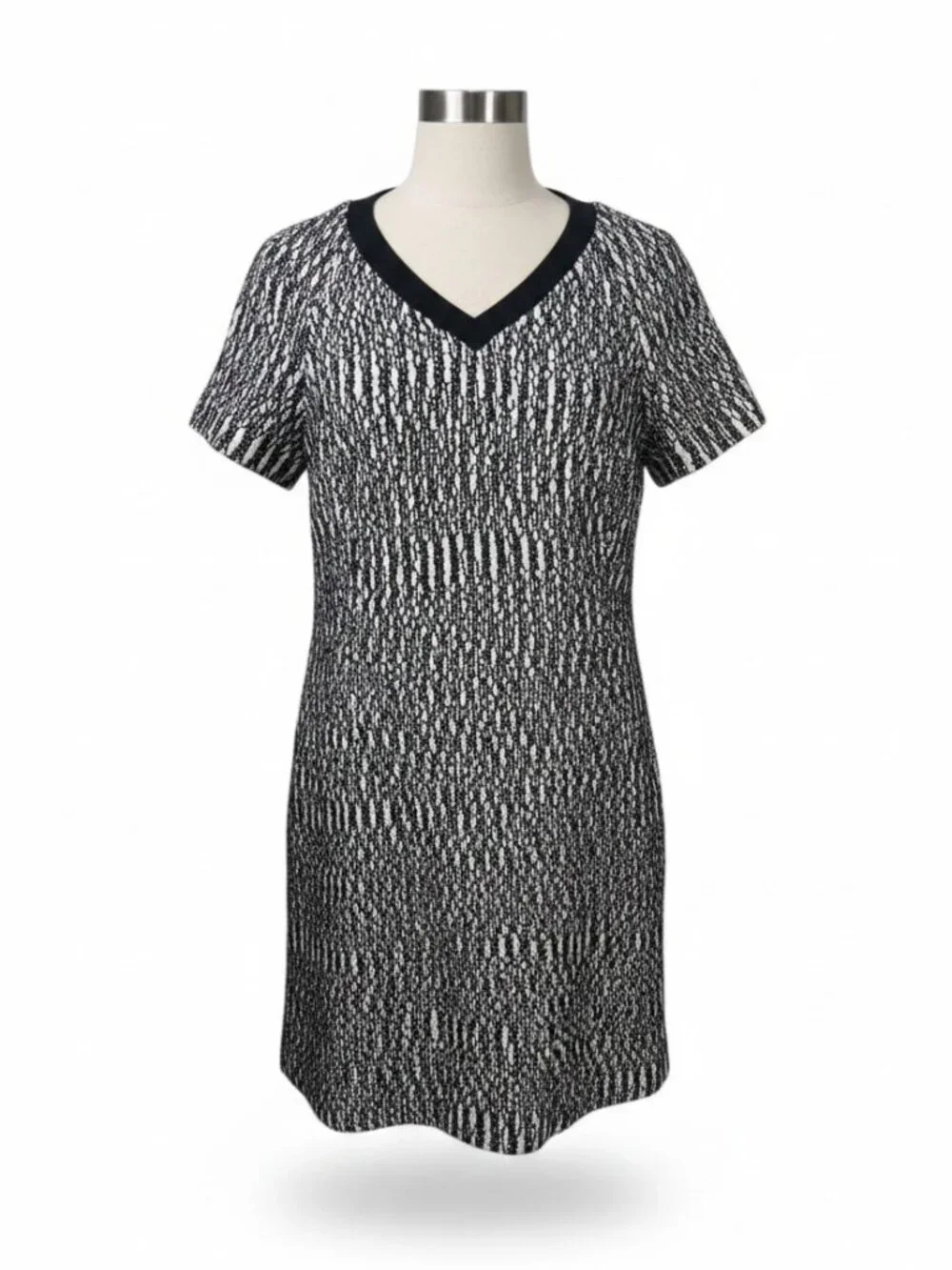 Tory Burch Textured V-Neck Dress
